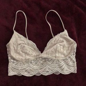 White Lace Bra